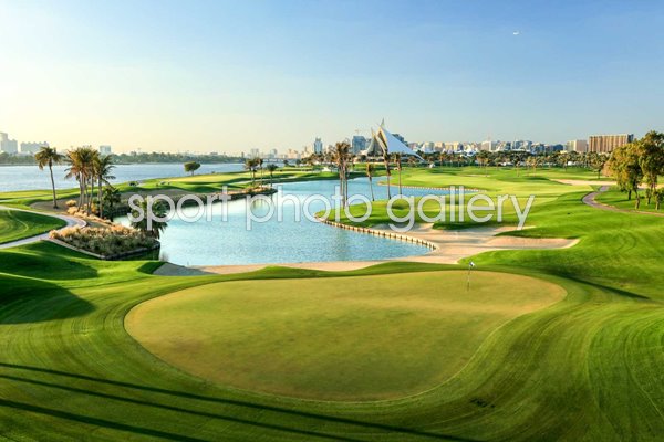 Par 5, 10th Hole Dubai Creek Golf Club Dubai UAE