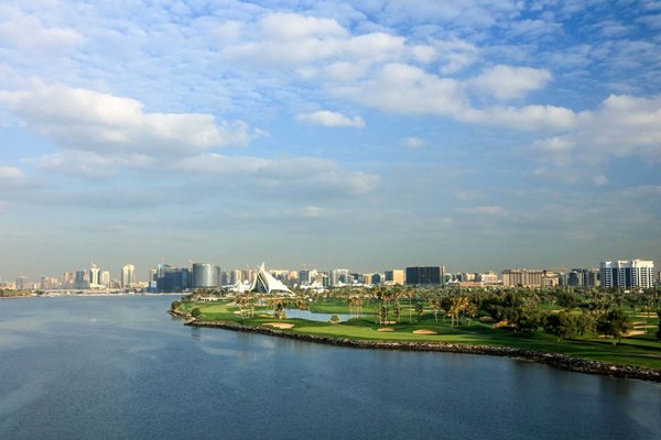 17th & 18th holes Dubai Creek Golf Club Dubai UAE