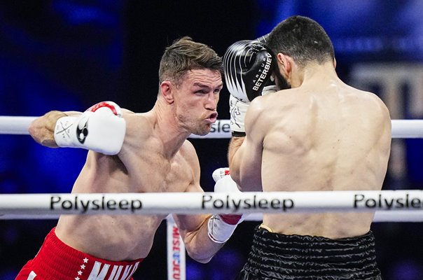 Callum Smith punches Artur Beterbiev WBO light-heavyweight world championship fight 2024