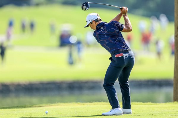 Thorbjorn Olesen Denmark drives Dubai Invitational 2024