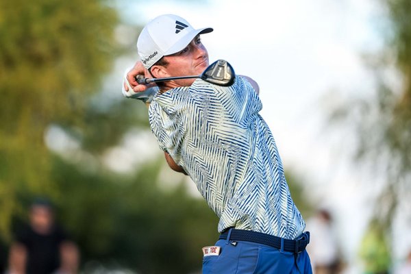 Nick Dunlap USA drives 72nd Hole American Express La Quinta 2024