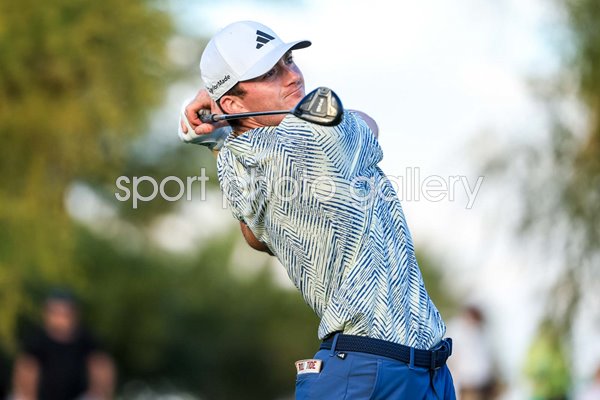 Nick Dunlap USA drives 72nd Hole American Express La Quinta 2024