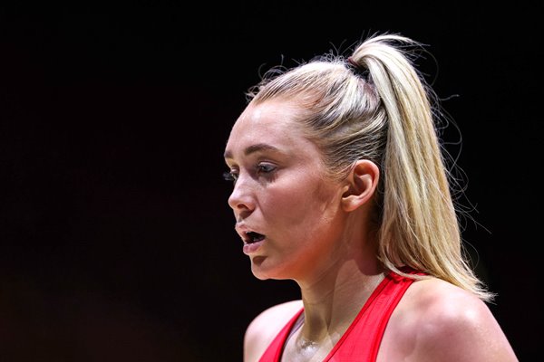 Helen Housby England Netball Legend v Australia Vitality Nations Cup 2024