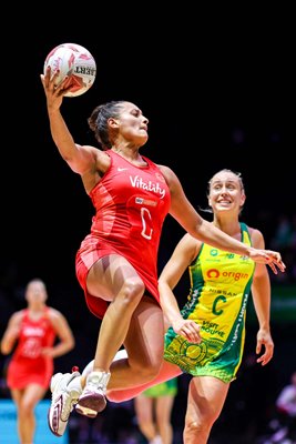 Imogen Allison England v Australia Vitality Netball Nations Cup 2024