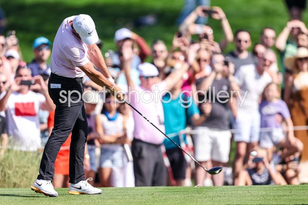 Rory McIlroy Driver Triple Sequence #3of3 Dubai Desert Classic 2024