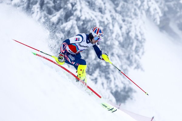Dave Ryding Great Britain World Cup Slalom Kitzbuehel Austria 2024