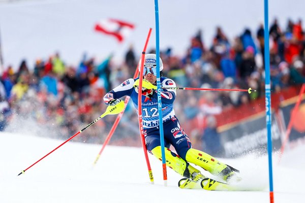 Dave Ryding Great Britain Ski World Cup Slalom Kitzbuehel Austria 2024