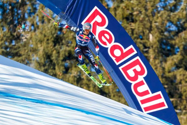 Ryan Cochran-Siegle USA Flies Downhill World Cup Kitzbuehel Austria 2024