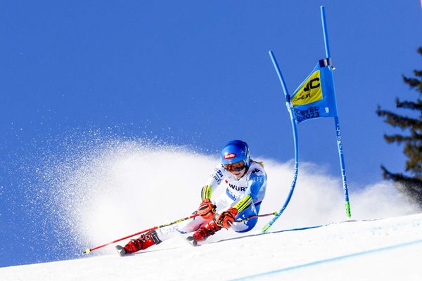 Mikaela Shiffrin USA Giant Slalom Skiing World Championships Meribel 2023