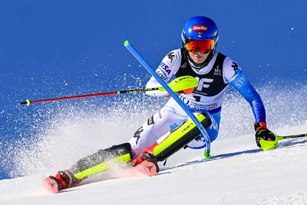 Mikaela Shiffrin USA Slalom Skiing World Championships Meribel 2023