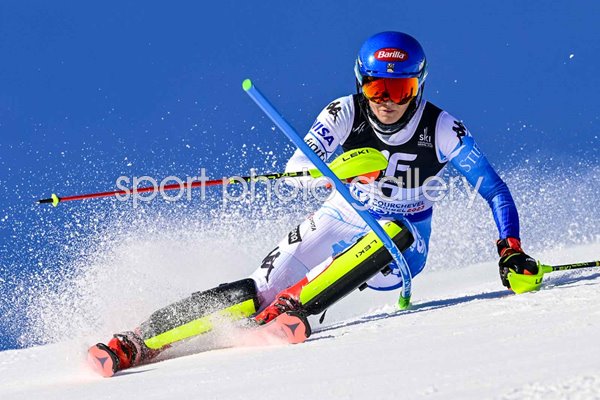 Mikaela Shiffrin USA Slalom Skiing World Championships Meribel 2023