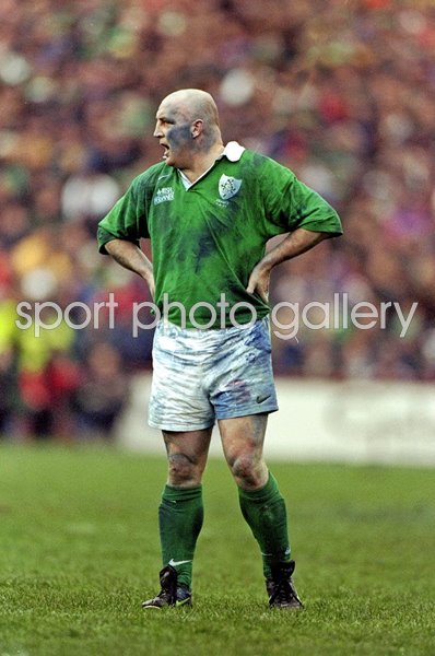 Keith Wood Ireland Rugby Legend v France Five Nations Dublin 1999