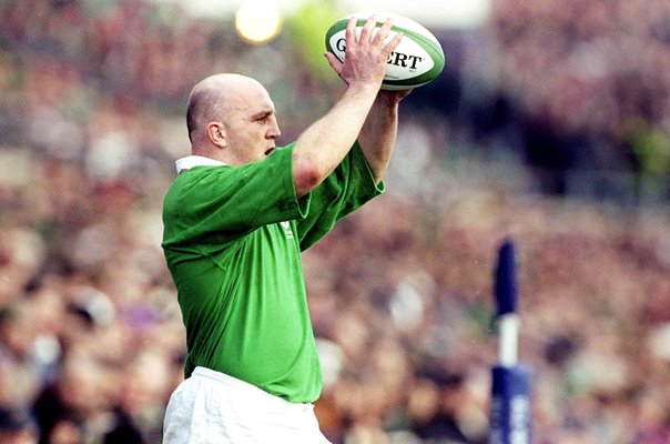 Keith Wood Ireland v England Lansdowne Road Dublin Five Nations 1999