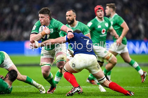 Joe McCarthy Ireland v France Marseille Six Nations 2024