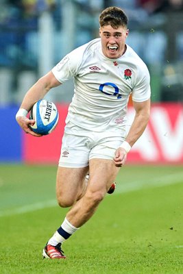 Tommy Freeman England debut v Italy Rome Six Nations 2024