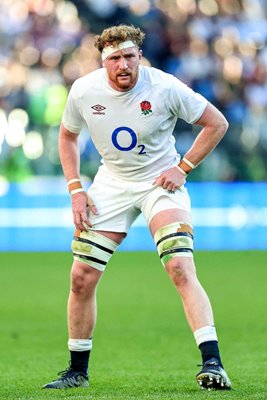 Ollie Chessum England v Italy Rome Six Nations 2024