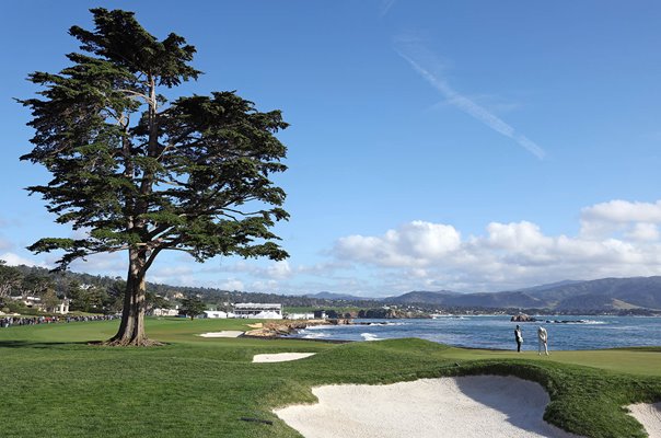 18th Green and Fairway Pebble Beach Golf Links California 2024