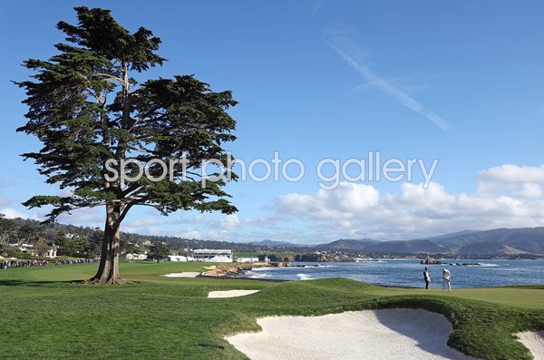 18th Green and Fairway Pebble Beach Golf Links California 2024