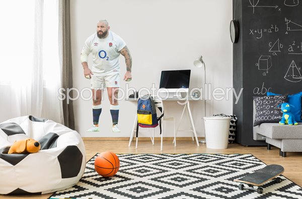 Joe Marler England V Italy Rome Six Nations 2024 Wall Sticker