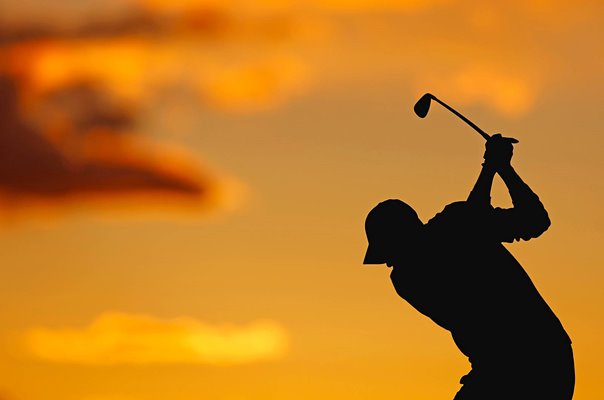 Jordan Spieth USA silhouette Phoenix Open 2024