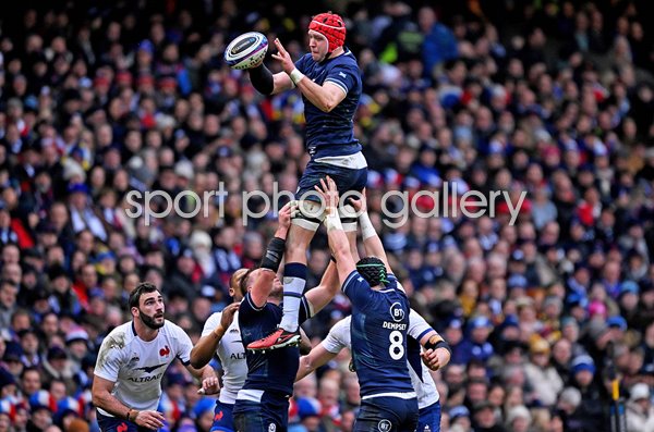 Grant Gilchrist Scotland v France Murrayfield Six Nations 2024