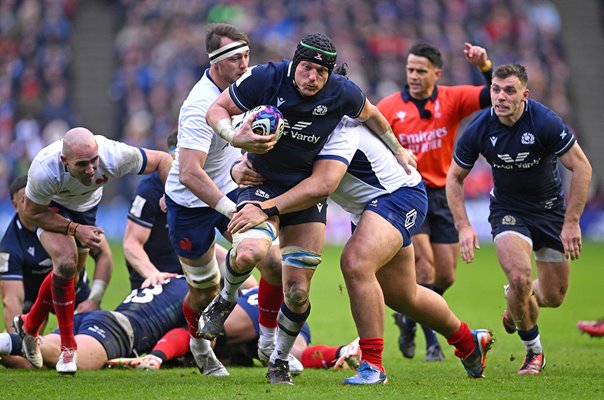 Jack Dempsey Scotland v France Murrayfield Six Nations 2024