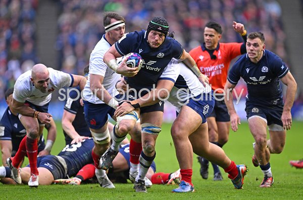 Jack Dempsey Scotland v France Murrayfield Six Nations 2024