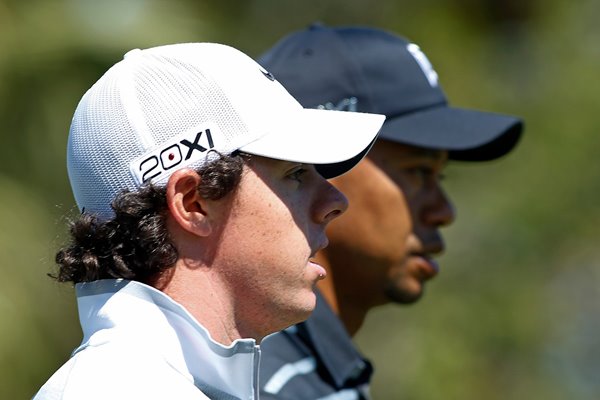 Rory McIlroy and Tiger Woods WGC Doral 2013