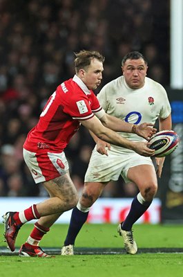 Ioan Lloyd Wales v England Twickenham Six Nations 2024