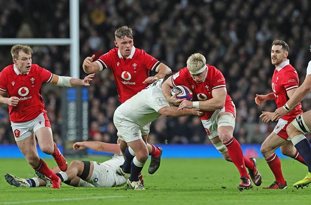 Aaron Wainwright Wales v England Twickenham Six Nations 2024