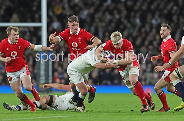 Aaron Wainwright Wales v England Twickenham Six Nations 2024