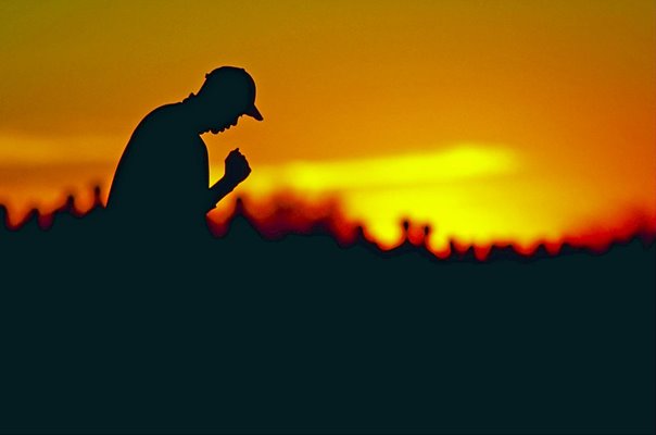 Tiger Woods USA silhouette Phoenix Open TPC Scottsdale 1999