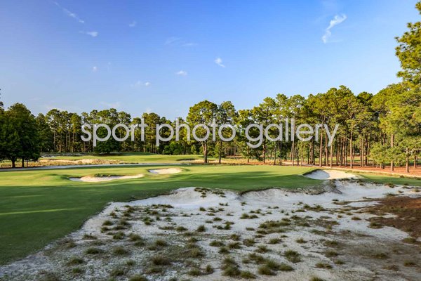 Par 4 12th hole Pinehurst No2 Course North Carolina USA