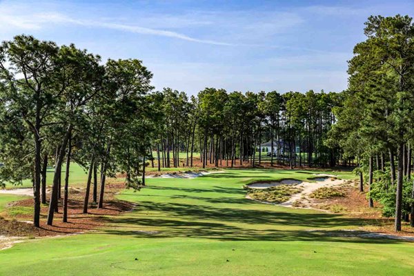 Par 3 17th hole Pinehurst No2 Course North Carolina USA