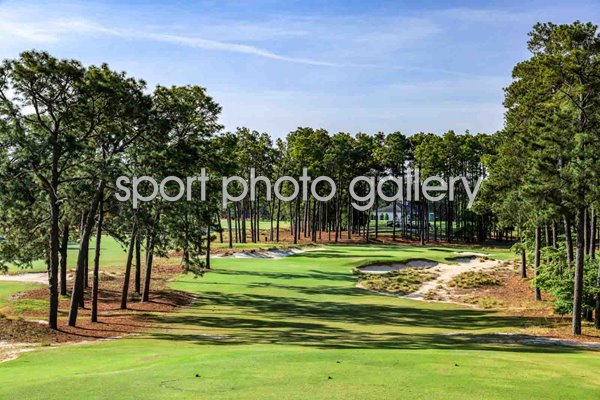 Par 3 17th hole Pinehurst No2 Course North Carolina USA