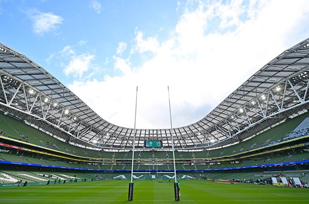 Aviva Stadium Dublin Ireland v Wales Six Nations 2024