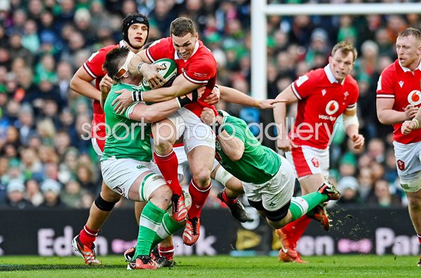 George North Wales v Ireland Dublin Six Nations 2024