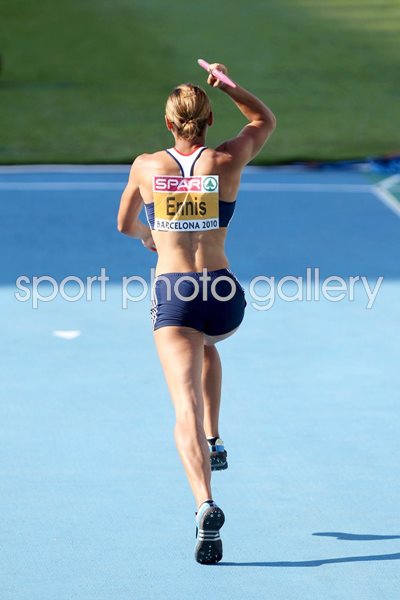 Jessica Ennis Javelin Runway - Barcelona 2010