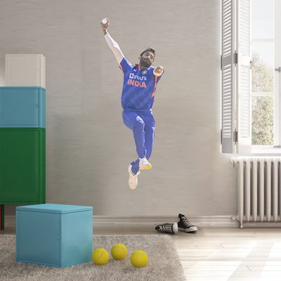 Jasprit Bumrah India Bowling V England T20 Trent Bridge 2022 Wall Sticker