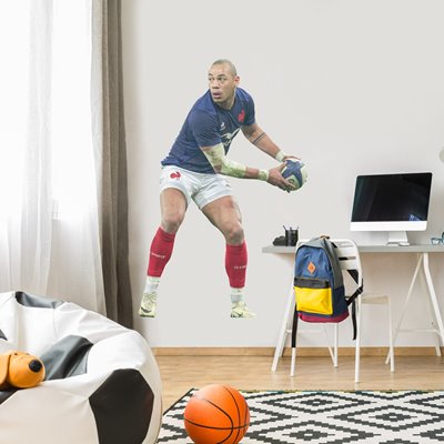 Gael Fickou France V Italy Lille Six Nations 2024 Wall Sticker