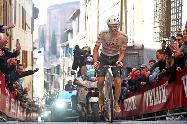 Tadej Pogacar Slovenia dominates to win Strade Bianche 2024