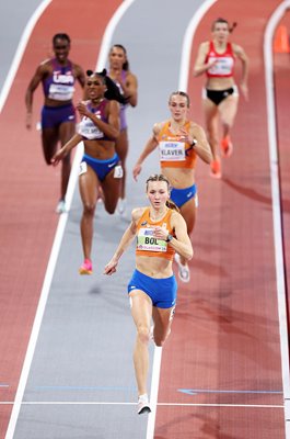Femke Bol Netherlands World Record 400m win Glasgow 2024  