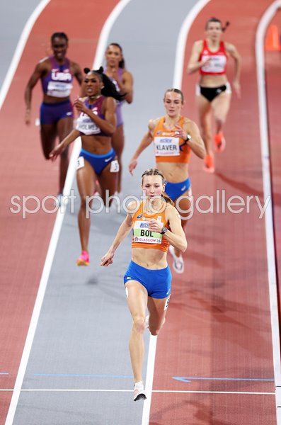 Femke Bol Netherlands World Record 400m win Glasgow 2024  