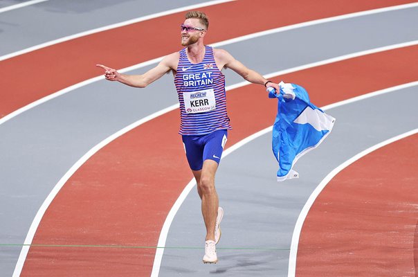 Josh Kerr Great Britain wins 3000m World Indoor Athletics Glasgow 2024
