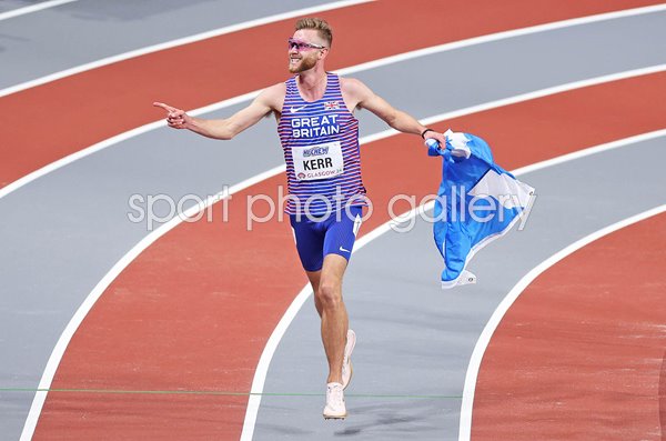 Josh Kerr Great Britain wins 3000m World Indoor Athletics Glasgow 2024