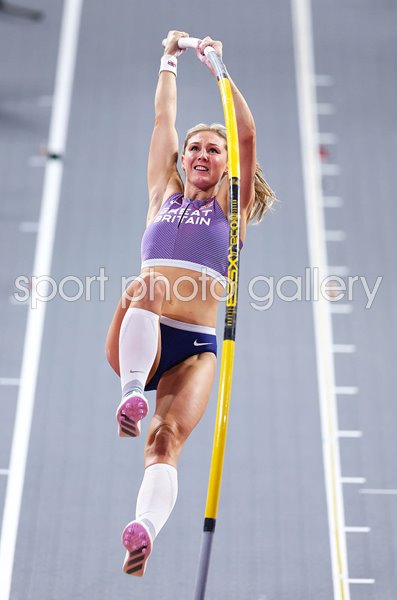 Molly Caudery Great Britain Pole Vault World Indoor Athletics Glasgow 2024 