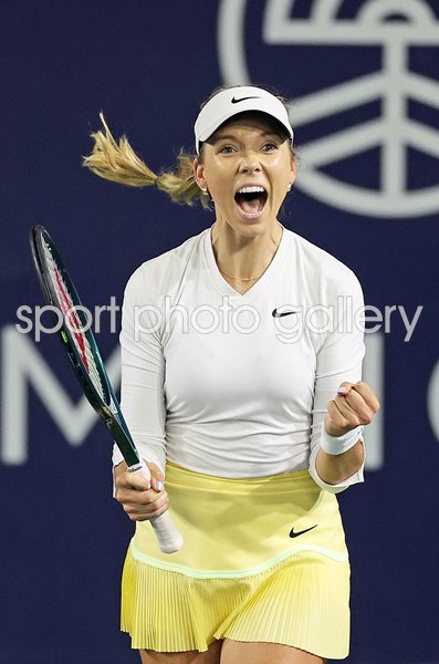 Katie Boulter Great Britain celebrates WTA 500 San Diego Open win 2024