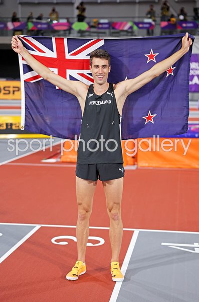 Hamish Kerr New Zealand World Indoor High Jump Champion Glasgow 2024