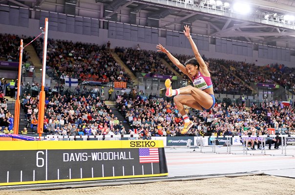 Tara Davis-Woodhall USA Long Jump Gold World Indoor Athletics Glasgow 2024 
