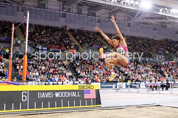 Tara Davis-Woodhall USA Long Jump Gold World Indoor Athletics Glasgow 2024 